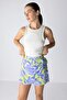 Slim Fit Halter Neck Corded Fabric Ribbed Knit Athlete A8859Ax23Hs