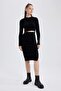 Slim Fit Crew Neck Knitwear Sweater A2057Ax23Au - 2