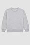 Girls Relax Fit Gray Crew Neck School Sweatshirt A2797A823Au - 6