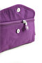 Krinkıl/Klinkır Waterproof 4 Zipper Patches Shoulder Strap Phone Carrying Case Clutch Bag Wallet Purple 1115F - 5