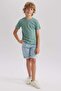 Crew Neck Basic Plain Short Sleeve T-Shirt for Boys B0667A8Ns - 2