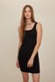Coool Bodycon Body Hugging Basic Plain Ribbed Camisole Sleeveless Mini Dress A0732Ax23Sm