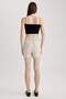 Elastic Waist Wide Leg Linen Mixed Shorts Z9505Az23Sm - 8