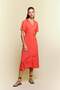 Shirt Collar Short Sleeve Midi Dress A4806Ax23Sm - 2