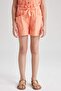 Paperbag Linen Shorts Girls Z7777A623Hs - 6