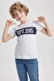 Boy's Crew Neck Printed Short Sleeve T-Shirt Z8003A623Sm - 3