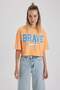 Coool Oversize Fit Printed Short Sleeve 100% Cotton T-Shirt Z2179Az23Sm - 4
