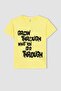 Girls' Printed Short Sleeve T-Shirt Z7731A623Sm - 5