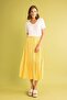 Patterned A-Line Midi Skirt A5957Ax23Hs