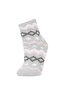 Women's Pompom 2-Piece Home Socks X7203Azns - 2