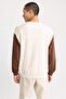 Oversized Fit Crew Neck Printed Sweatshirt Z5894Az23Sp - 8