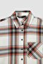 Coool Oversized Fit Checked Long Sleeve Flannel Shirt U7539Az23Sp - 8