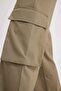 Kargo Fit Cargo Pocket Pack High Waist Straight Leg Pants A1572Ax23Sm - 8