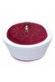 Andalusian Imam Sarık Felt Hat in Burgundy Color K Velvet - Very H Lightweight Felt Hat, Luxury Sarık 175 Gr