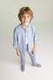 Boys' Stand Collar Cotton Long Sleeve Shirt Z2803A623Sm - 2
