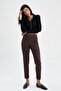 Valentina Cigarette Straight Leg Satin Trousers J8743Az22Wn - 3