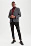 Slim Fit Textured Blazer Jacket N0503Az22Sp - 7