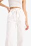 100% Cotton Paperbag Gabardine Fabric Trousers S2790Az22Sp - 4