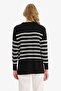 Relax Fit Striped Crew Neck Knit Sweater Tunic S7517AZ21AU - 4