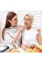 عبوة من 50 مريلة مقاومة للماء للاستخدام مرة واحدة، قابلة للتعديل لحماية ملابس الطعام لكبار السن - 3