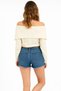 Women's Vita-197 Deyzi Shawl Collar Knitwear Sweater Ecru - 3