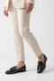 Women's Crocodile Patterned Tassel Detailed Casual Loafer Shoes Ales Black Crocodile - 7