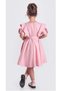 Girl's Rose Detailed Short Sleeve Dress Elb.2717 - 5