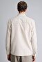 Regular Fit Polo Collar Linen Blend Long Sleeve Shirt F9322Ax26Sp - 7