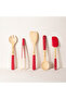 096-04-Bamboo Red Magnetic Tongs - 2