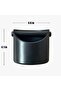 Coffee Knock Box 4.6 Inch, Barista Style Espresso Grounds Knock Box with Removable Rod - 6