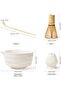 Japanese Matcha Ceremony Set, 17oz Chawan Bowl with Bamboo Whisk, 4-Piece Tea Kit
