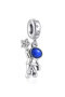 Astronaut in Galaxy Dangle Charm