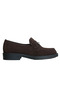 Brown Suede Women's Buckle Loafer - 2