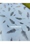 Shiny Pearlescent Silvery Stain-Resistant Off-White Luxury Linen Pvc Oilcloth Tablecloth - 5