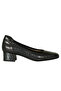 Python Printed Anthracite leather Women's Heeled Shoes