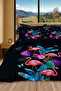 Premium Duvet Cover Set Cotton Saten Double 3D Digital Flamingo