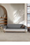 Anthracite Bergama Sofa Cover with Tufted Arms 180 X 300 cm King Size Divan Sofa Bed Tufted - 3