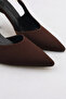 Women's Brown Pointed-Toe Heeled Shoes | Stiletto Heel | Ankle-Strap Chic Comfortable Stiletto 9 cm - 2