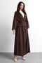 Women's Crop Kimono V-Neck Blouse with Skirt Hijab Set - 6