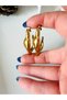 Steel, Gold Color Design Earrings Acr9095 - 2