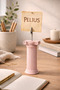 Pink, Antique Column Note Holder, Heart Photo Holder, Office and Desk Decor - 2