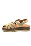 Tenzret Genuine Leather Comfort Orthopedic Women Sandals Beige - 4