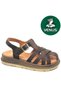 Tenzret Genuine Leather Comfort Orthopedic Women's Sandals Brown