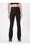 High Waist Slim Fit Spanish Leggings Interlock - 3