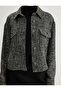 Short Denim Jacket Capped Pocket Detailed Shirt Collar Cotton - 5