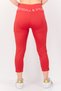 Women Sportswear Fit Yoga Leggings, Red - 4