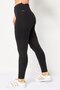 Women Sportswear Fit Brand Logo Training Leggings, Black - 4