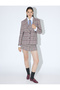 Blazer Jacket Double Breasted Buttoned with Pockets - 3