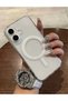 Apple iPhone 17 Compatible Transparent Magsafe Case Shock Absorbing Silicone, Camera Protected, Magnetic - 3
