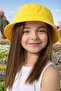 Yellow Unisex Bucket Kids Hat 10-18 Years